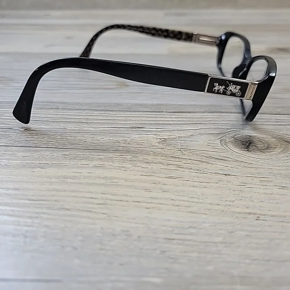 COACH HC 6063 5261 Eyeglasses Black‎ Military Sig C FRAMES ONLY 51-15 135 - Picture 4 of 14